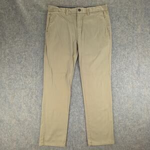 Billabong Pants Mens 33 Khaki Carter Stretch Chino Casual Slim Fit Cotton Blend